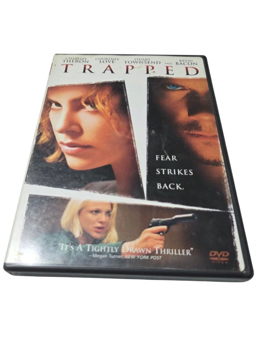 Trapped Charlize Theron Courtney Love Kevin Bacon R Rated Thriller DVD 2002